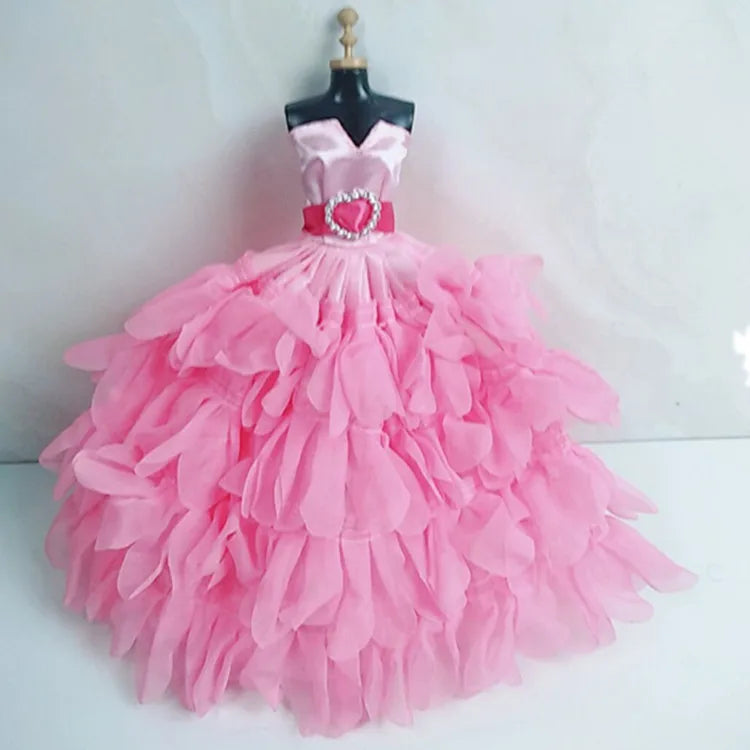 1pc 30cm Doll Clothes Fashion Dress Wedding Princess or Party Dress for 29CM Barbie Dol Best Gift for Girl