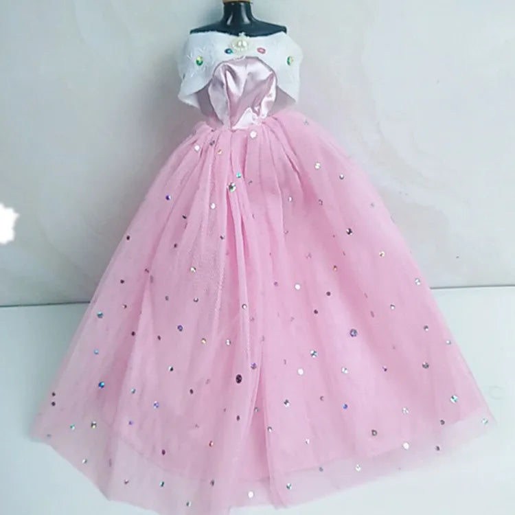 1pc 30cm Doll Clothes Fashion Dress Wedding Princess or Party Dress for 29CM Barbie Dol Best Gift for Girl